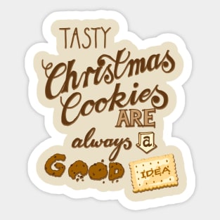 Tasty Christmas cookies Sticker